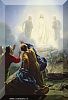 Quarto Mistero Luminoso: Gesù si trasfigura sul monte Tabor.